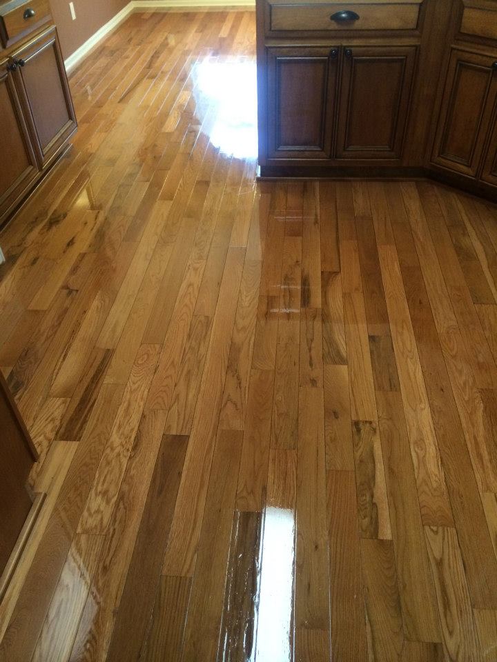 After hardwood floor refinishing by Fabulous Floors San Antonio