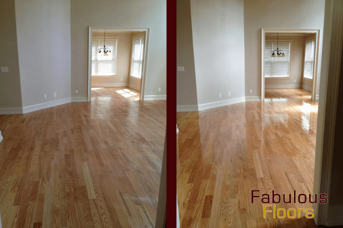 before and after hardwood floor refinishing san antonio